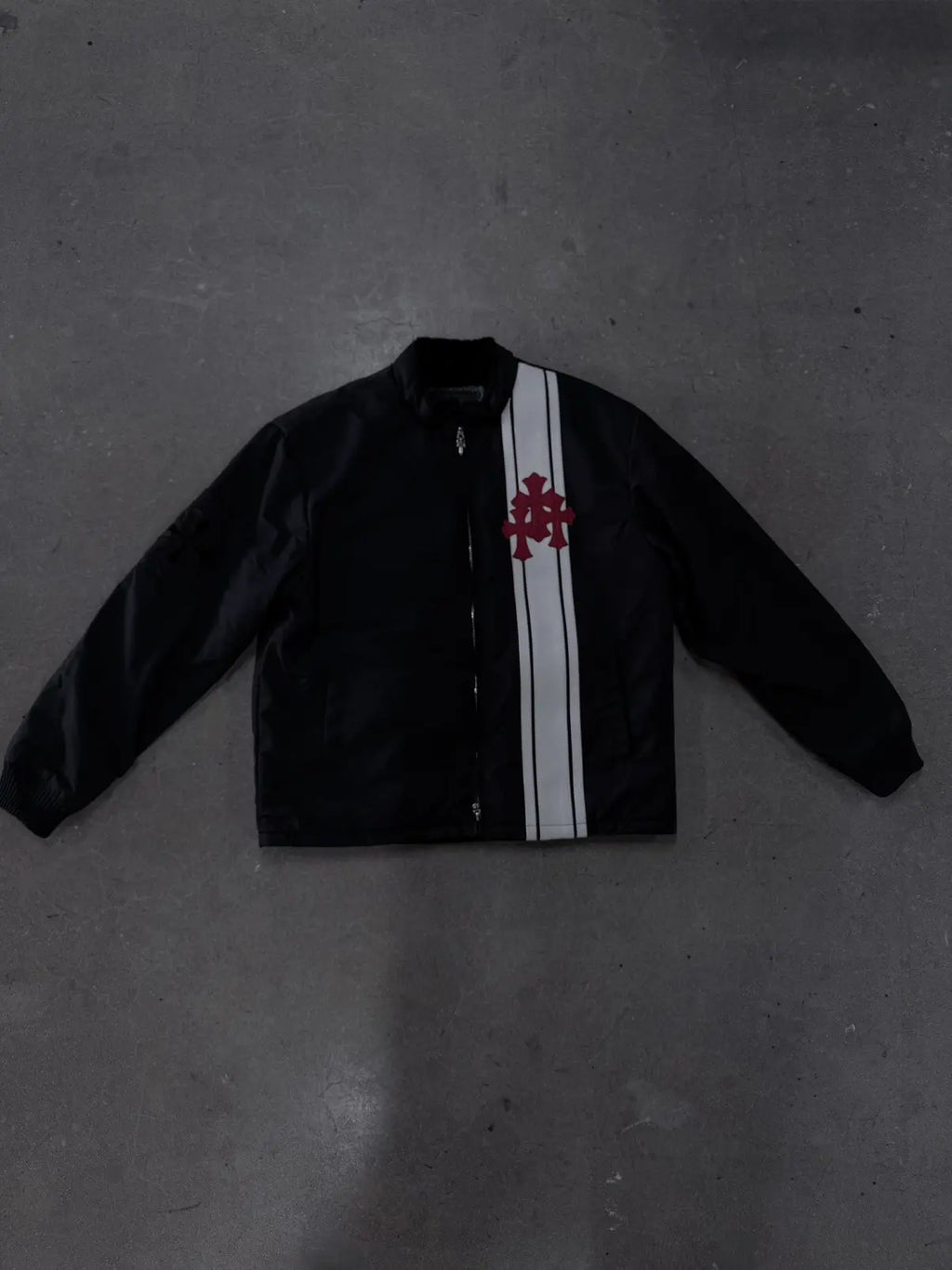 Chrome Hearts Cross Patch Cobra Racing Nylon Jacket
