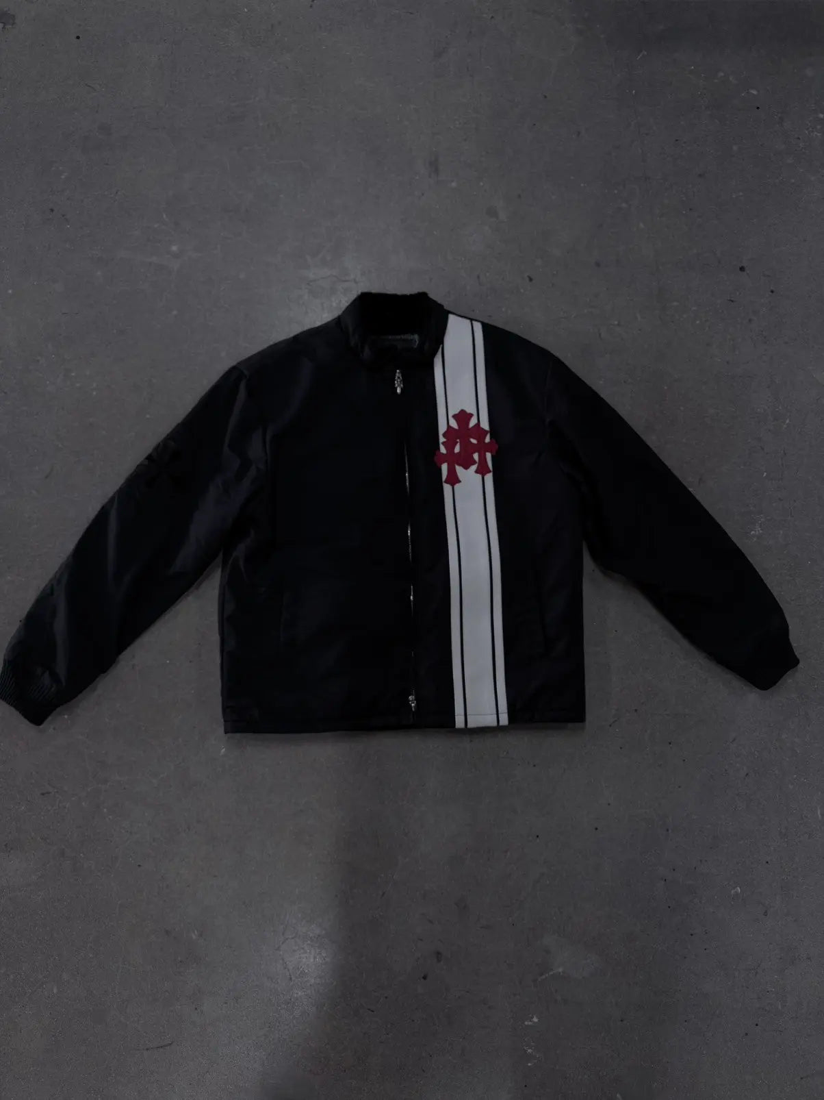 Chrome Hearts Cross Patch Cobra Racing Nylon Jacket
