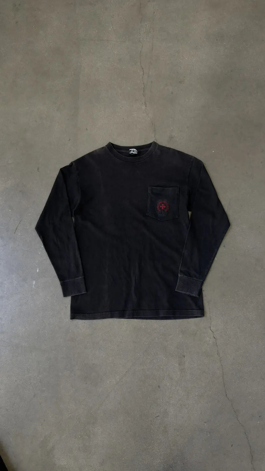 Chrome Hearts Long Sleeve Staff Pocket T-Shirt