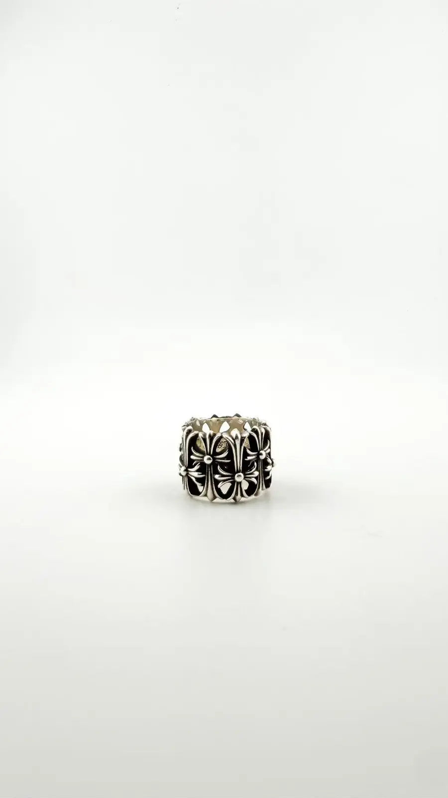 Chrome Hearts Cemetery Ring Sterling Silver Size 9.5