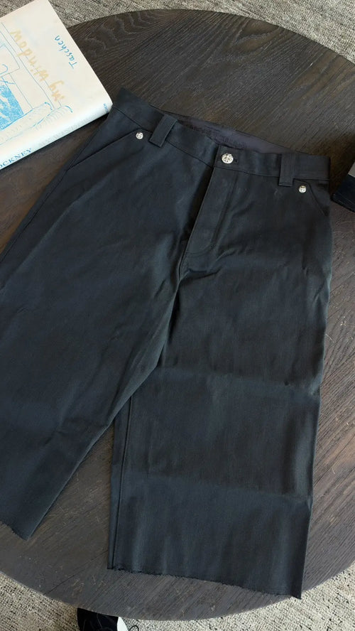 Chrome Hearts "KS Cutoff" Denim Shorts Size 34 Chrome Hearts
