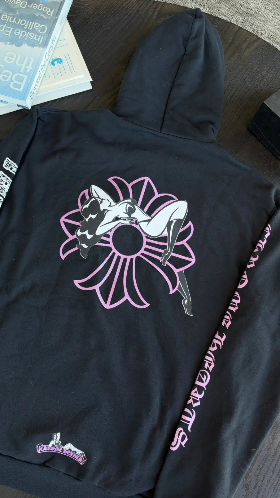 Chrome Hearts × Deadly Doll Black Hoodie Size XL Chrome Hearts