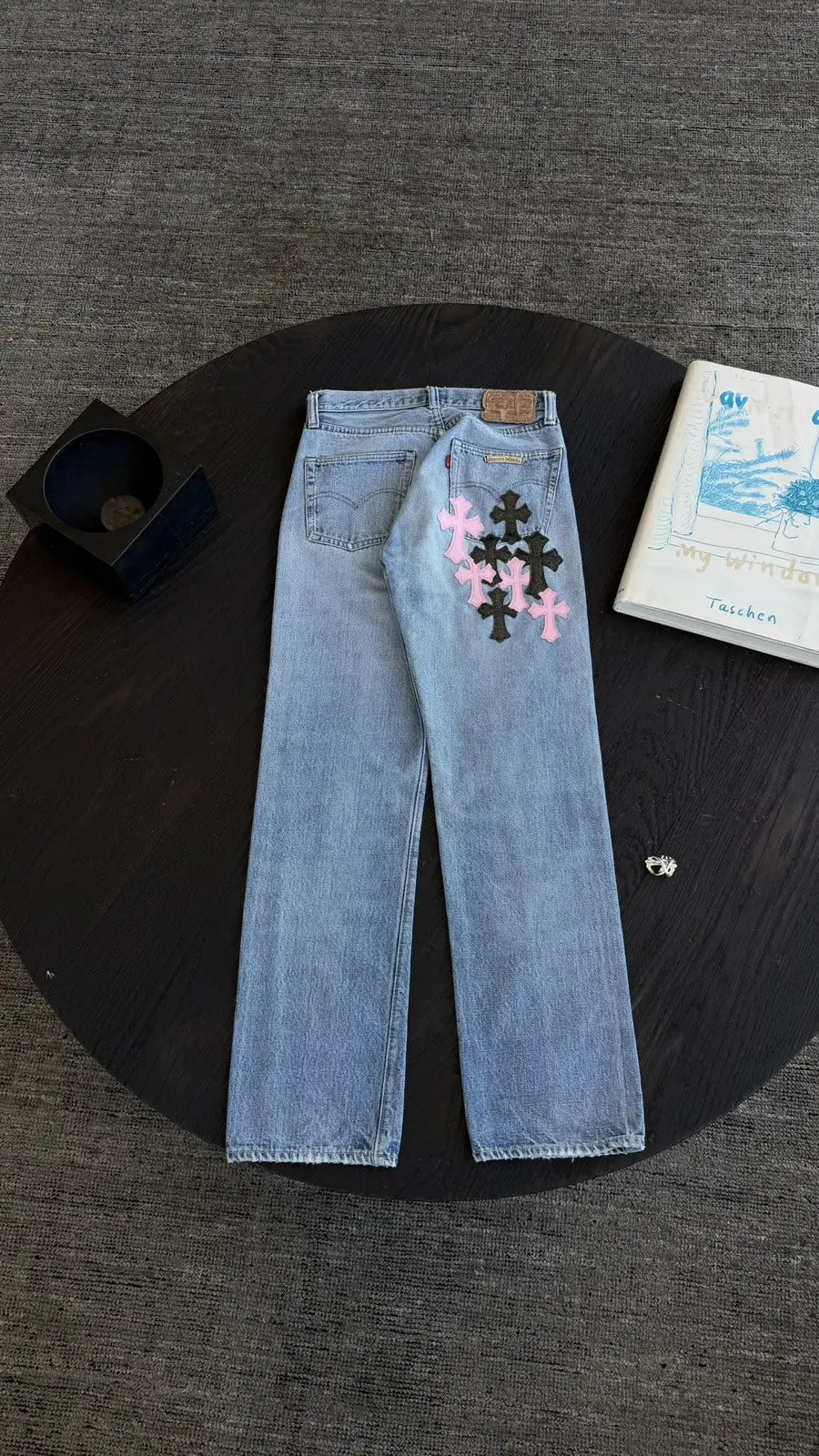 Chrome Hearts x Levi's Cross Patch Jeans Size 29 Chrome Hearts