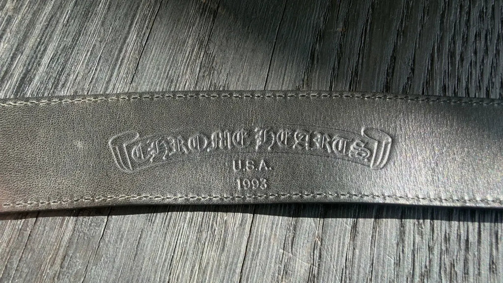 Chrome Hearts Black Rhodium Roller Belt Chrome Hearts