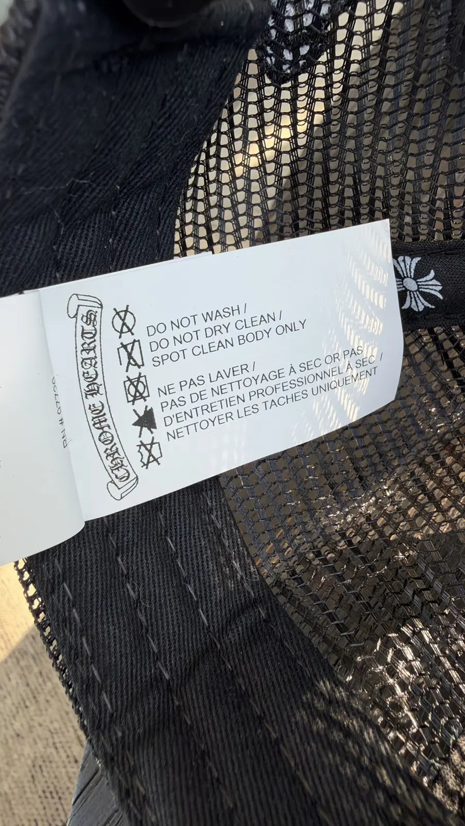 Chrome Hearts "FUCK" Leather Patch Trucker Hat Chrome Hearts