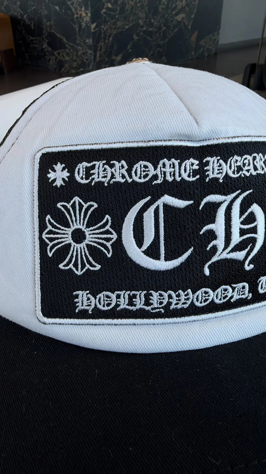 Chrome Hearts CH Hollywood Trucker Hat Chrome Hearts