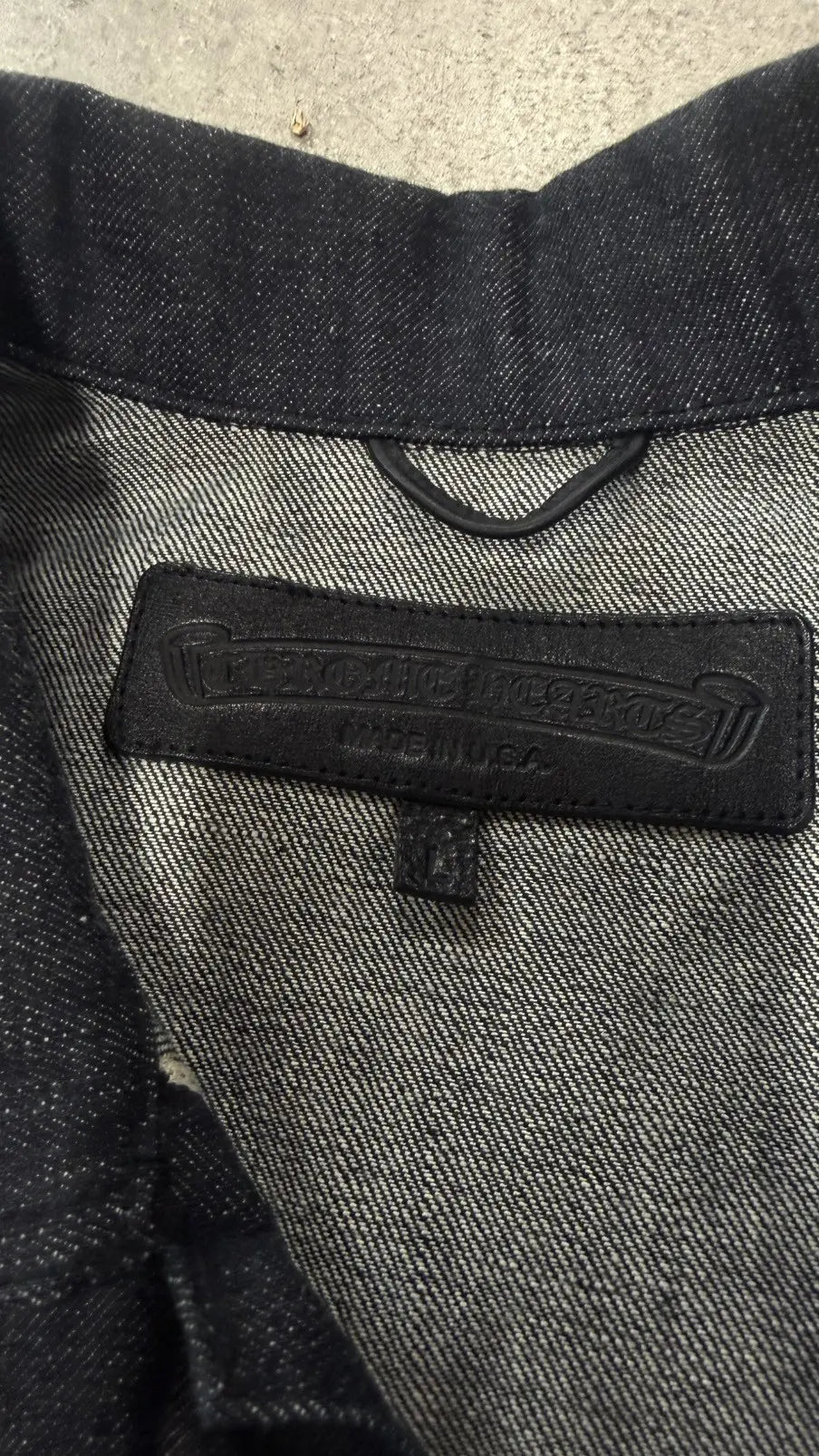 Chrome Hearts KS Selvedge Button up Denim Jacket