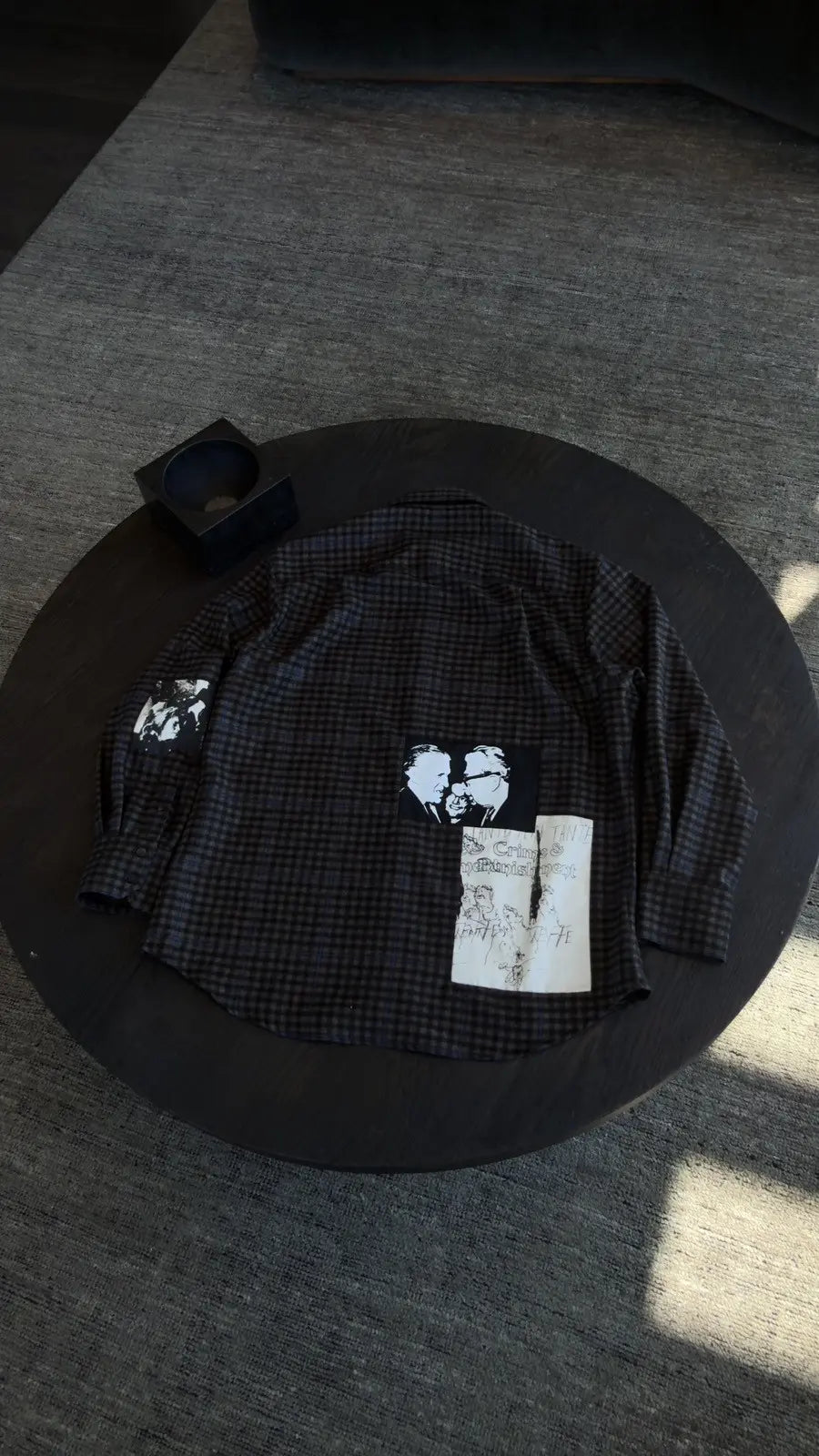 Enfants Riches Déprimés Plaid Assemblage Patchwork Shirt Enfants Riches Déprimés