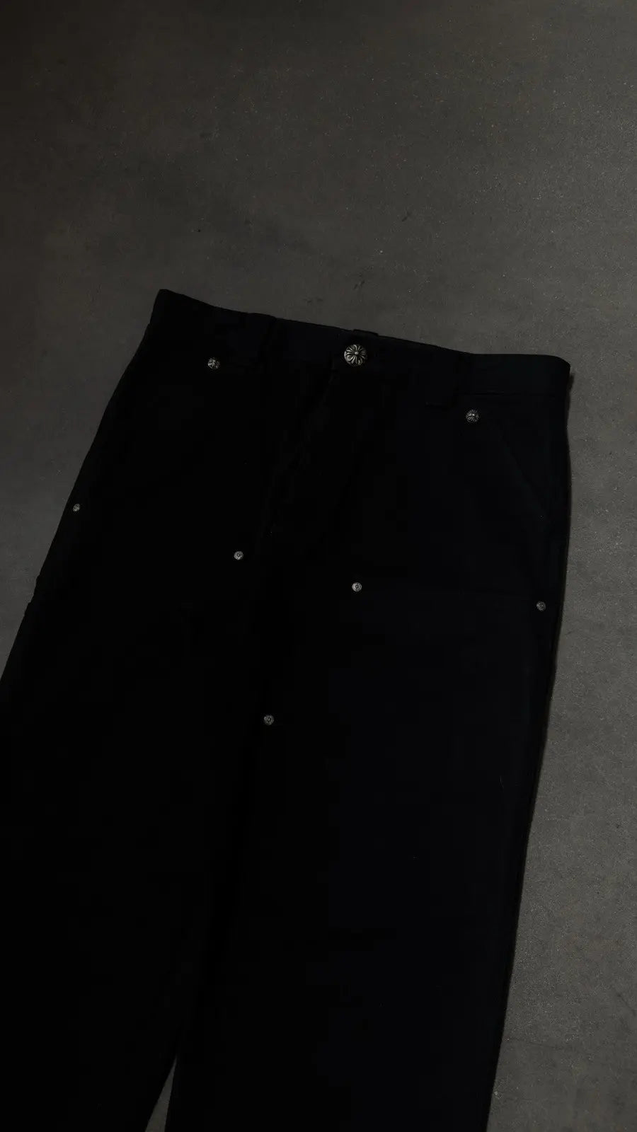 Chrome Hearts Double Knee Wax Carpenter Pants
