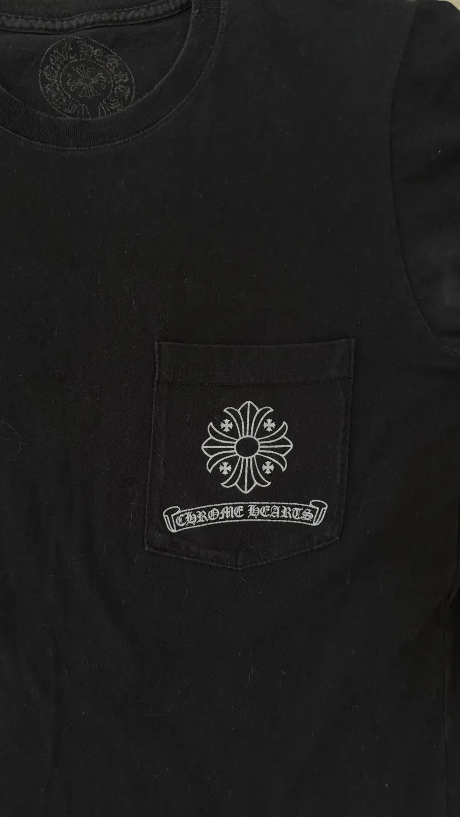Chrome Hearts LA Exclusive Scroll Label Cross T-Shirt