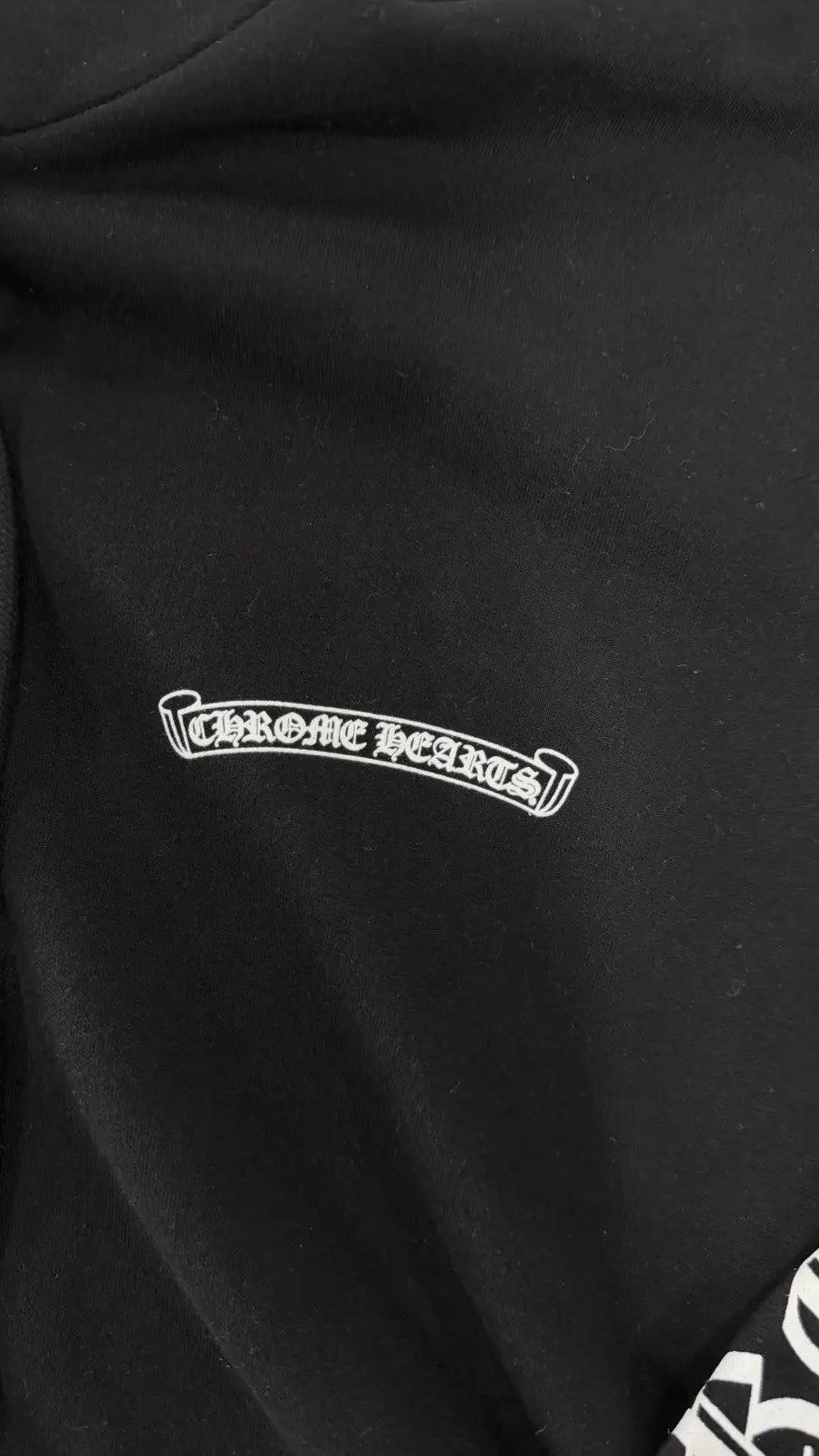 Chrome Hearts Scroll Zip-Up Hoodie