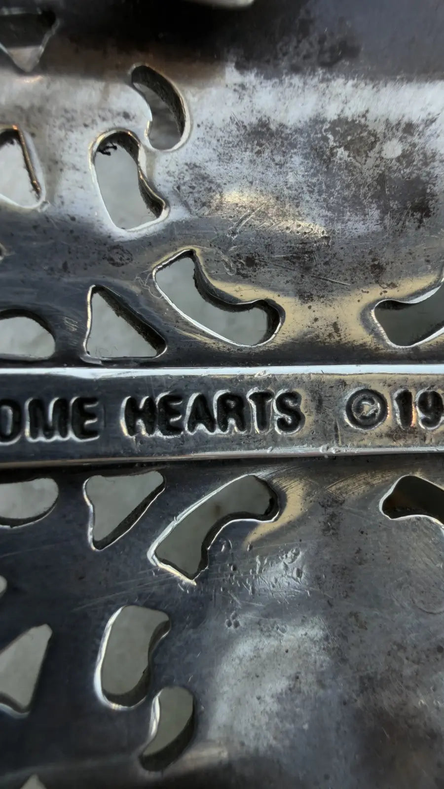 Chrome Hearts Oval Cross Belt Buckle Chrome Hearts