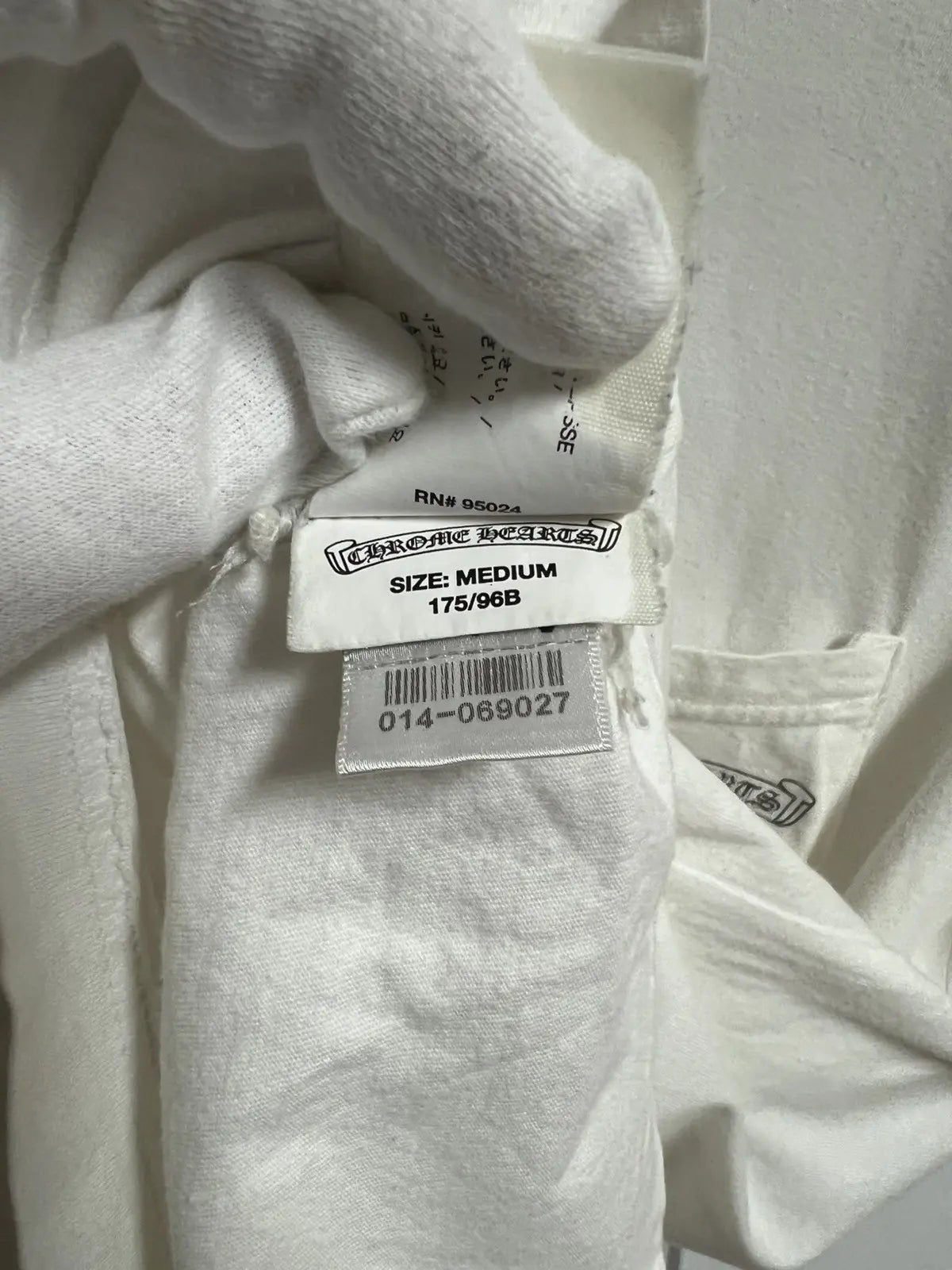 Chrome Hearts Multi Crosses Scroll Logo Pocket Tee