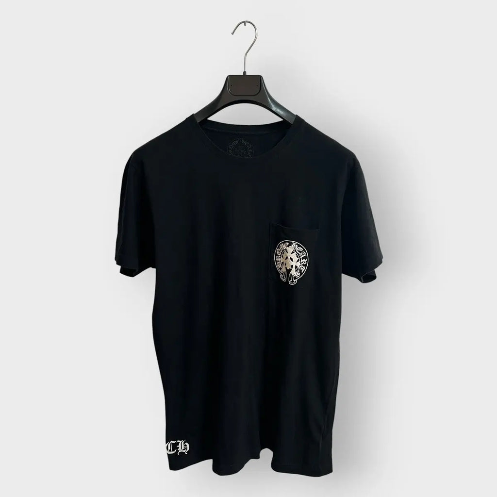 Chrome Hearts Triple Cross Horseshoe Short Sleeve Tee