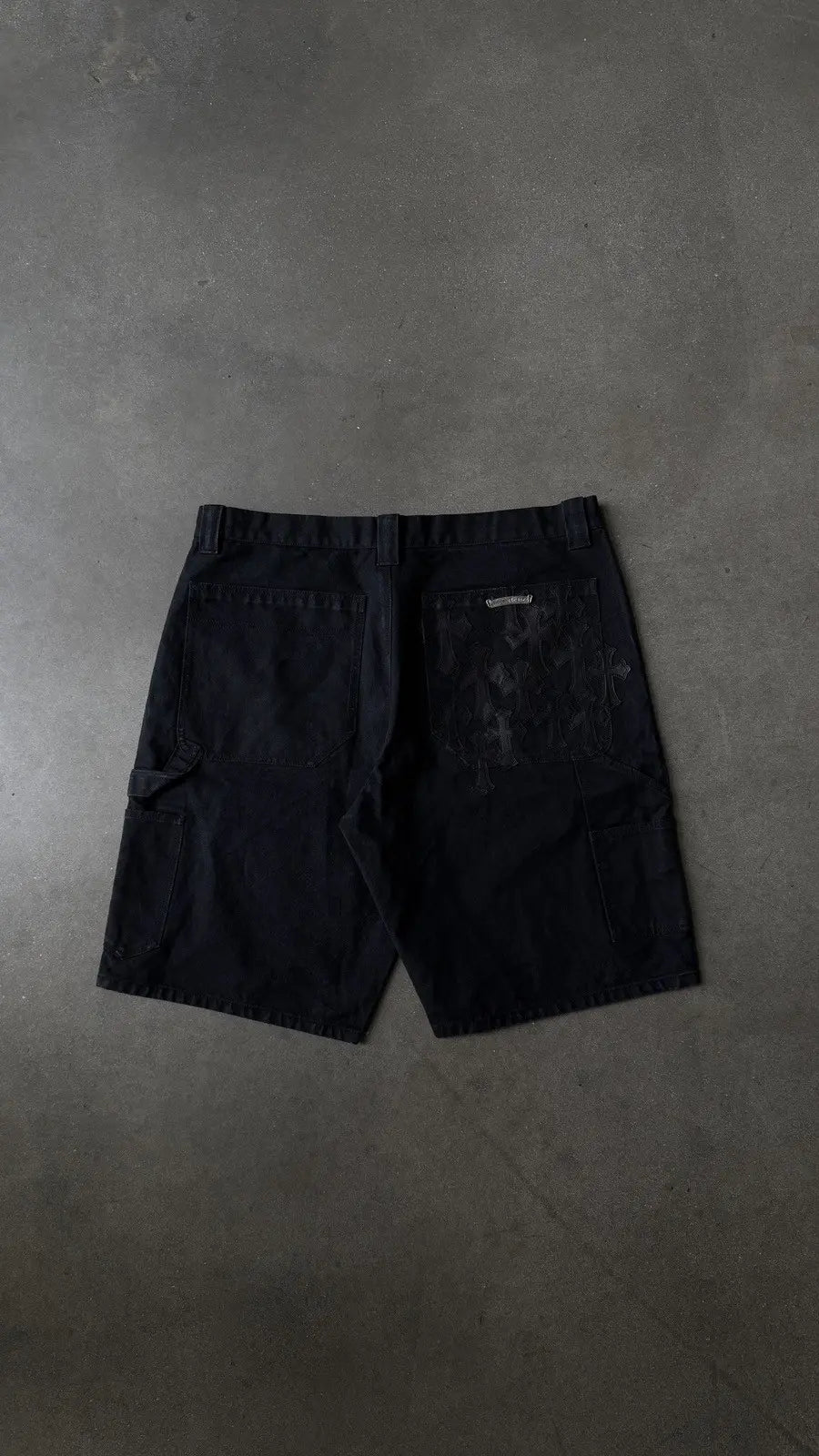 Chrome Hearts Flooded Back Patches Carpenter Pants