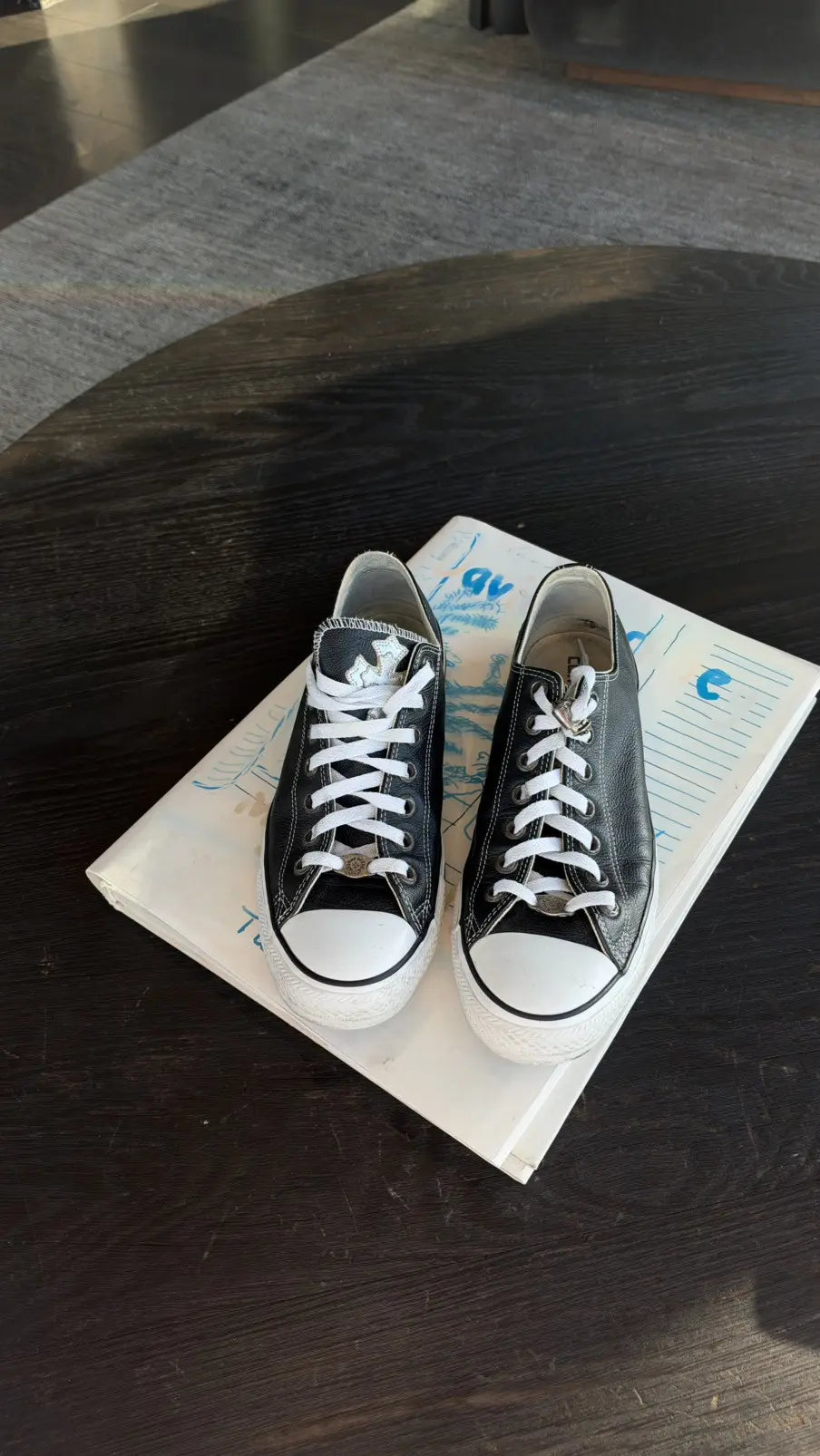 Chrome Hearts Leather Converse Low-Top Sneaker Size 10.5 Chrome Hearts