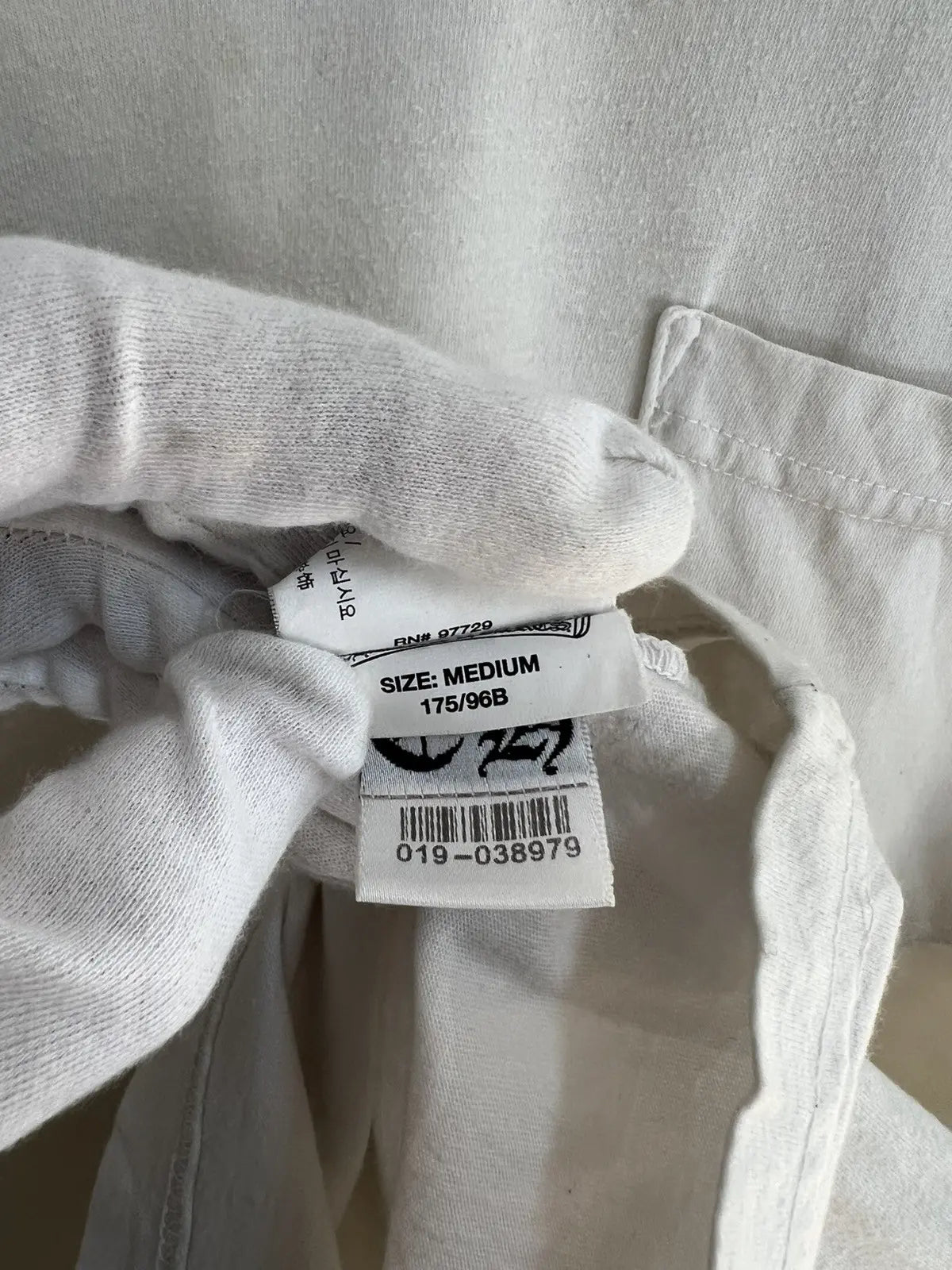 Chrome Hearts Baby Blue Neck Logo Pocket Tee