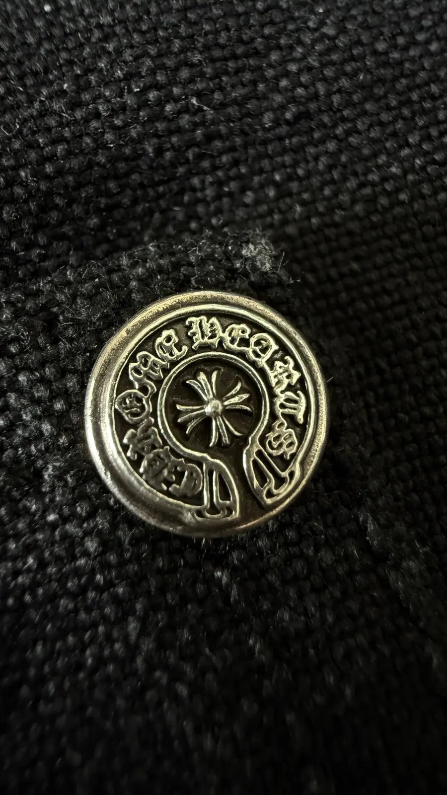 Chrome Hearts Flooded Back Patches Carpenter Pants