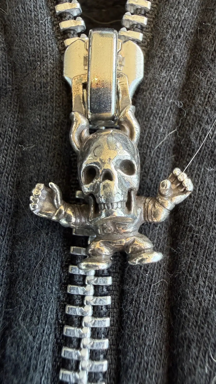 Chrome Hearts Black Multi FOTI Tic Tac Toe Zip Up Chrome Hearts