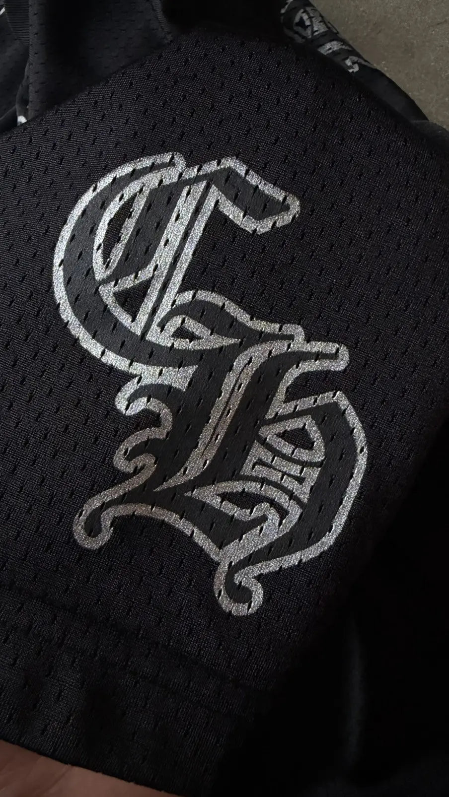 Chrome Hearts Black Mesh Jersey