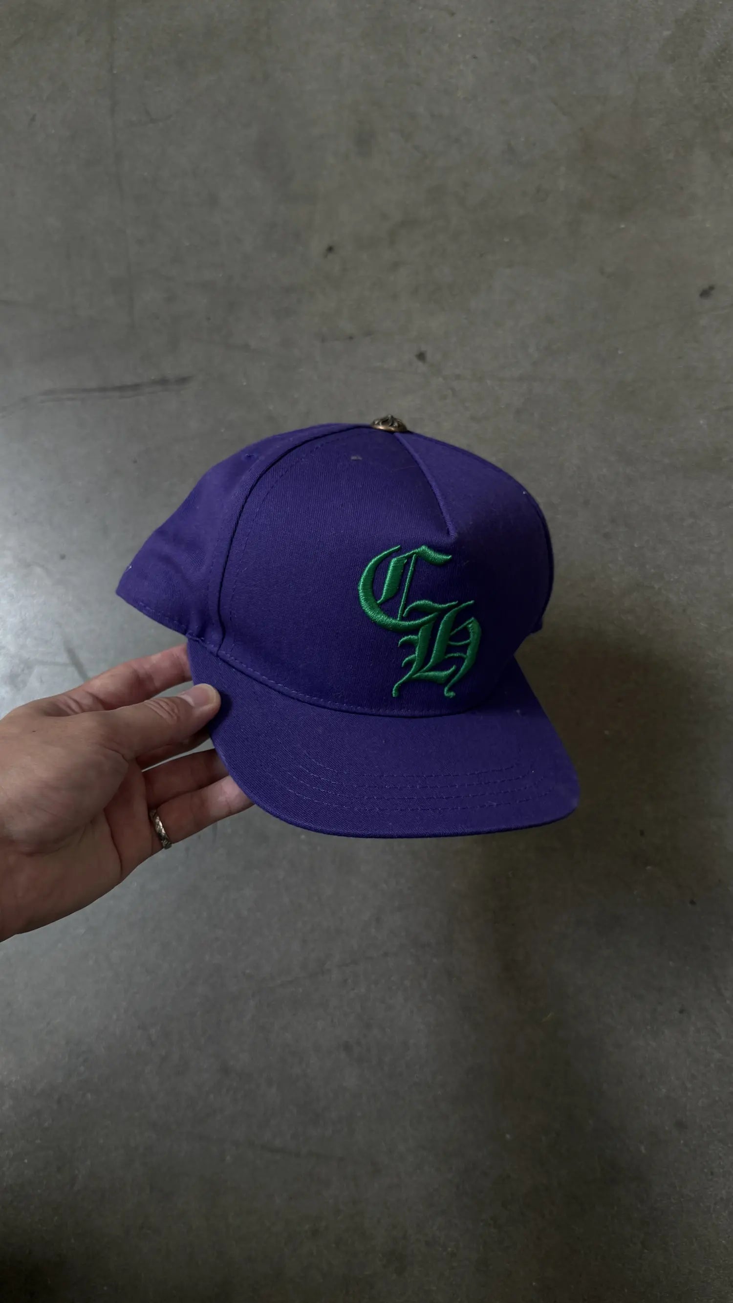 Chrome Hearts CH Baseball Cap Purple/Green