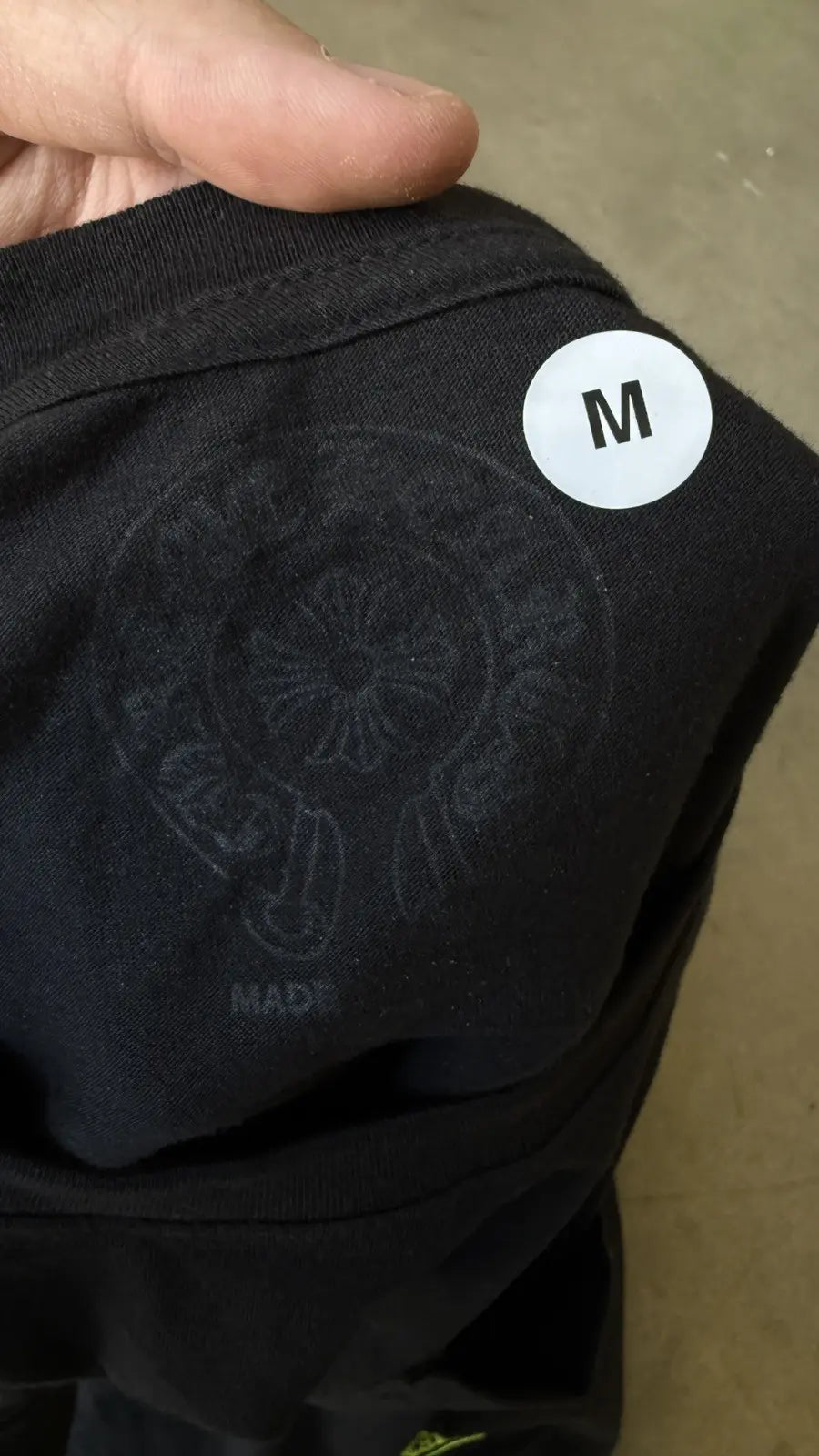 Chrome Hearts Glow In The Dark Pocket Tee 'Black'