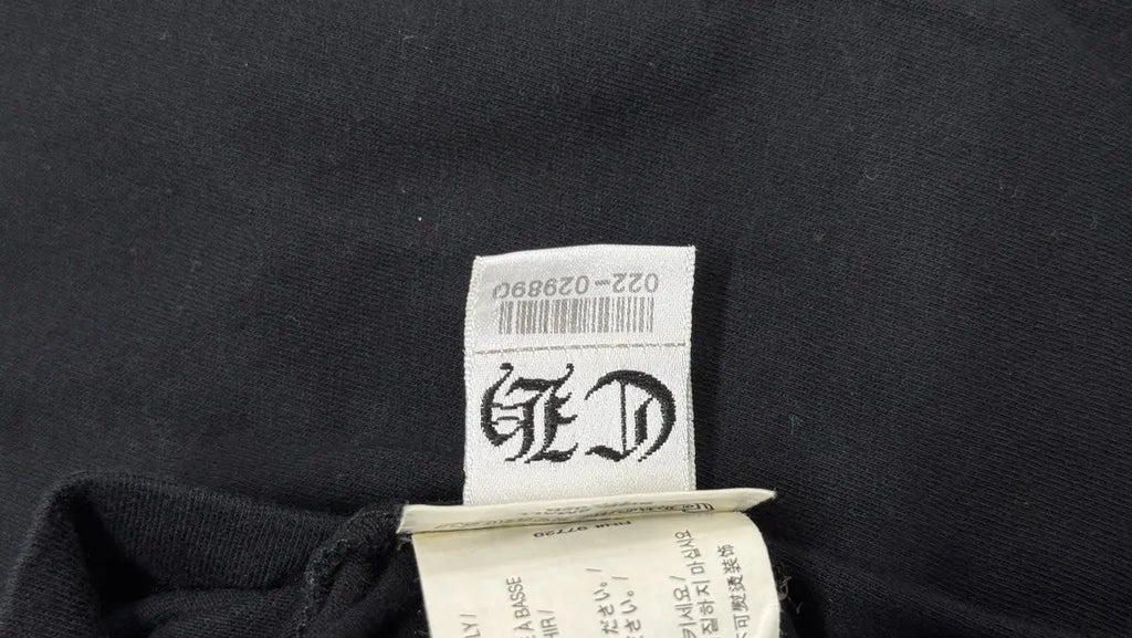 Chrome Hearts Scroll Logo Scripts LS Tee