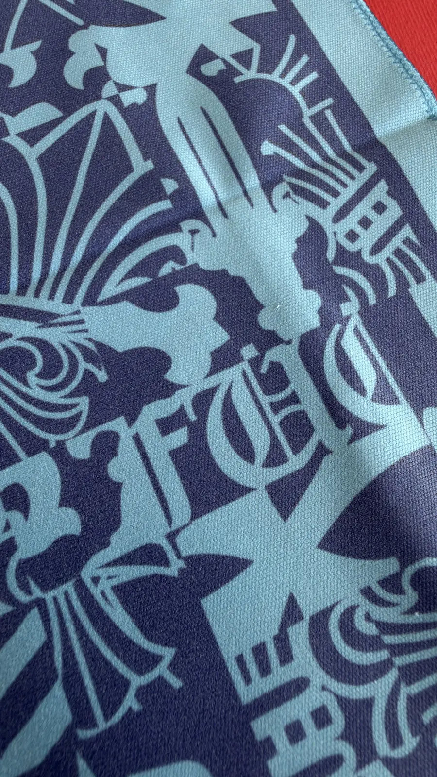 Chrome Hearts Cross Motif Silk Bandana Chrome Hearts