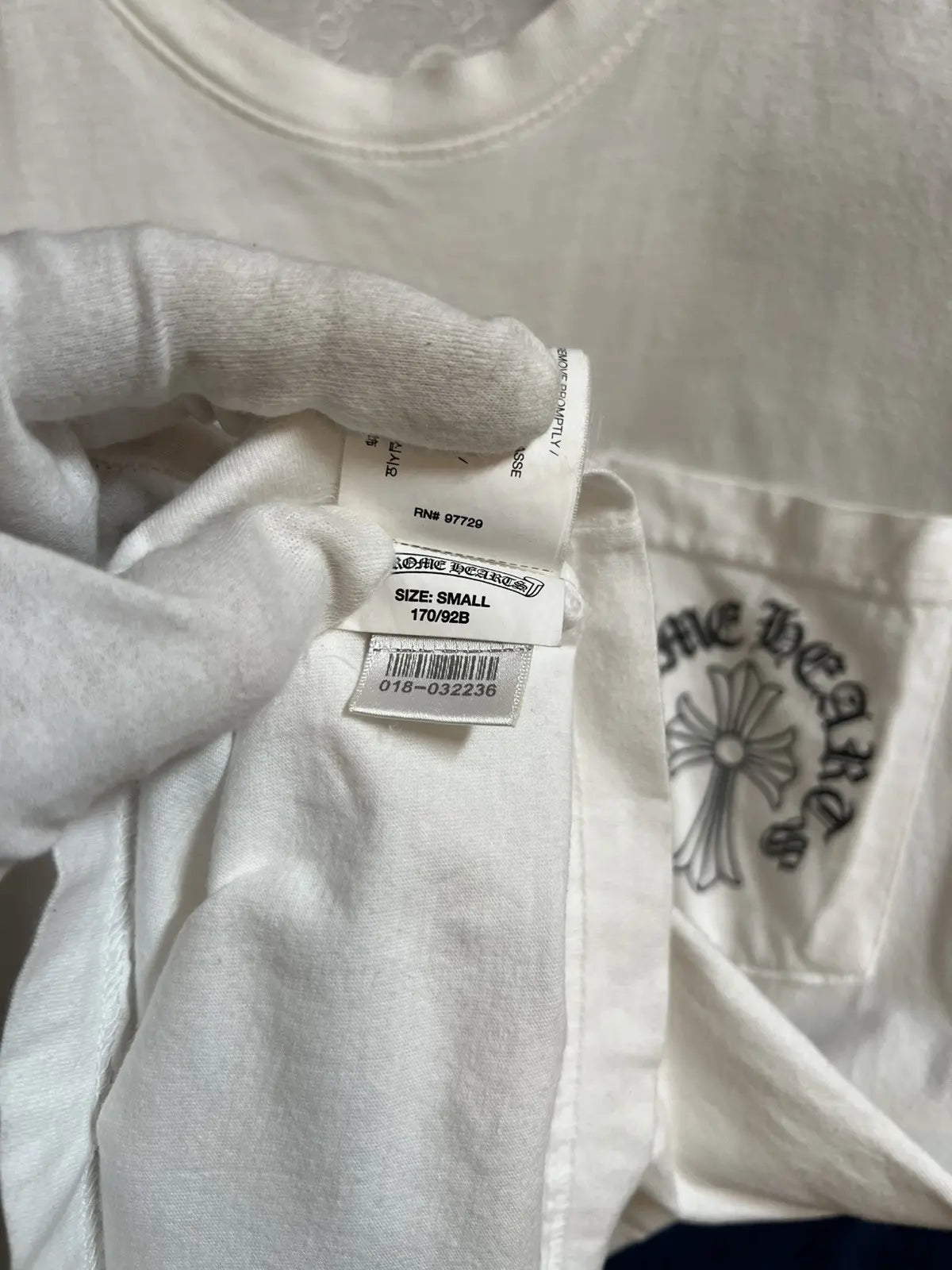 Chrome Hearts Cross Horseshoe Cross Pocket Tee