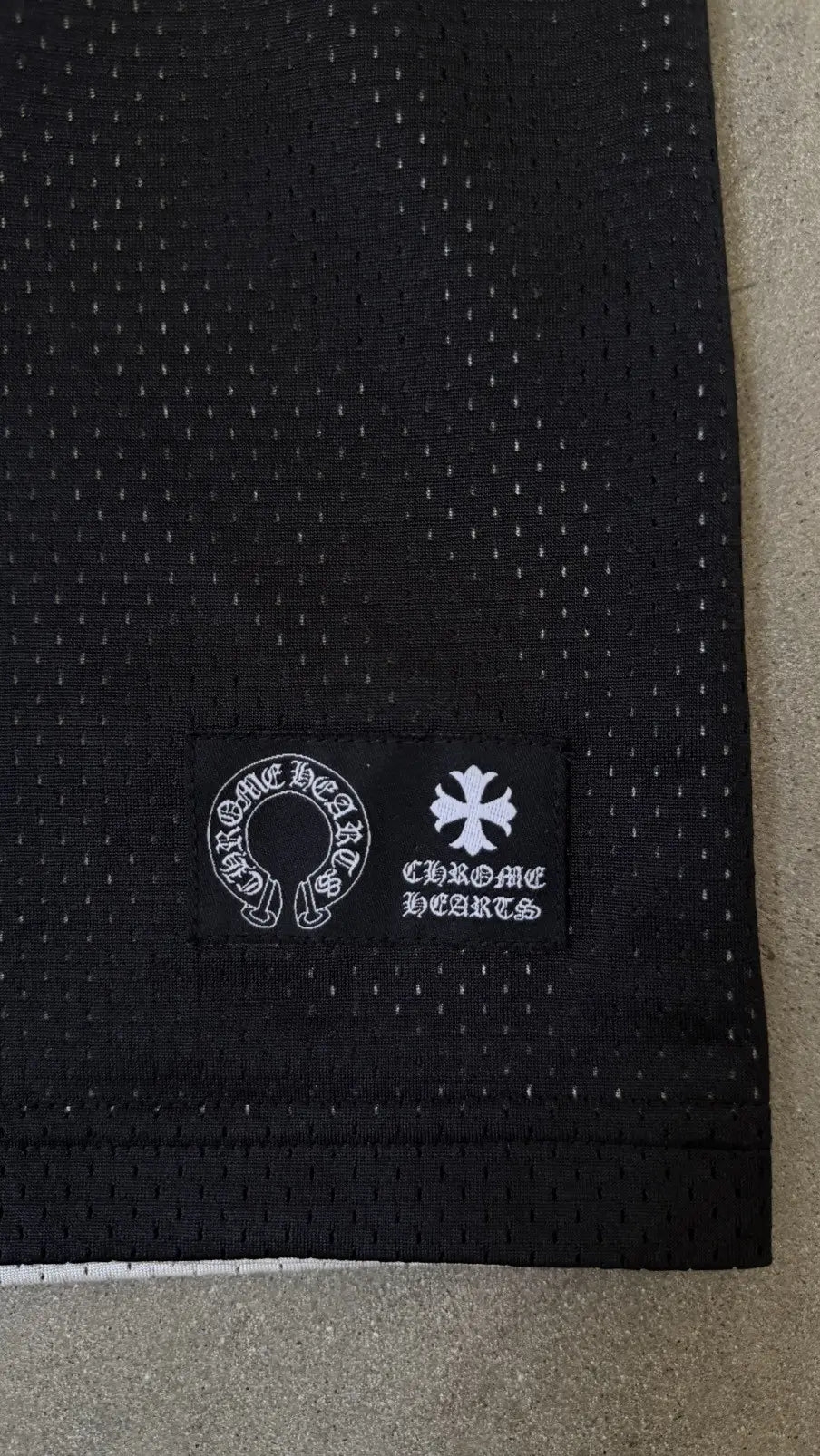 Chrome Hearts Reversible Basketball Jersey Black/Grey