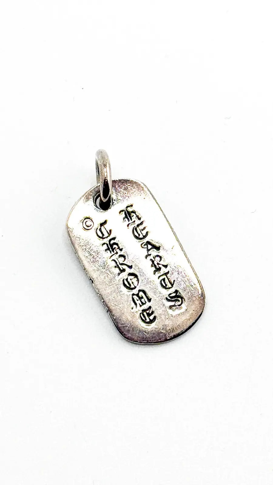 Chrome Hearts D Tag Cemetery Pendant