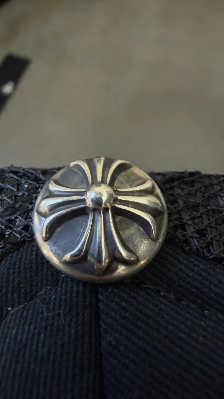 Chrome Hearts Triple Cross Patch Trucker Cap