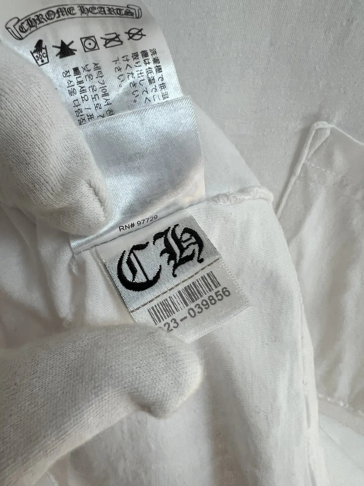 Chrome Hearts Neck Logo Pocket Tee