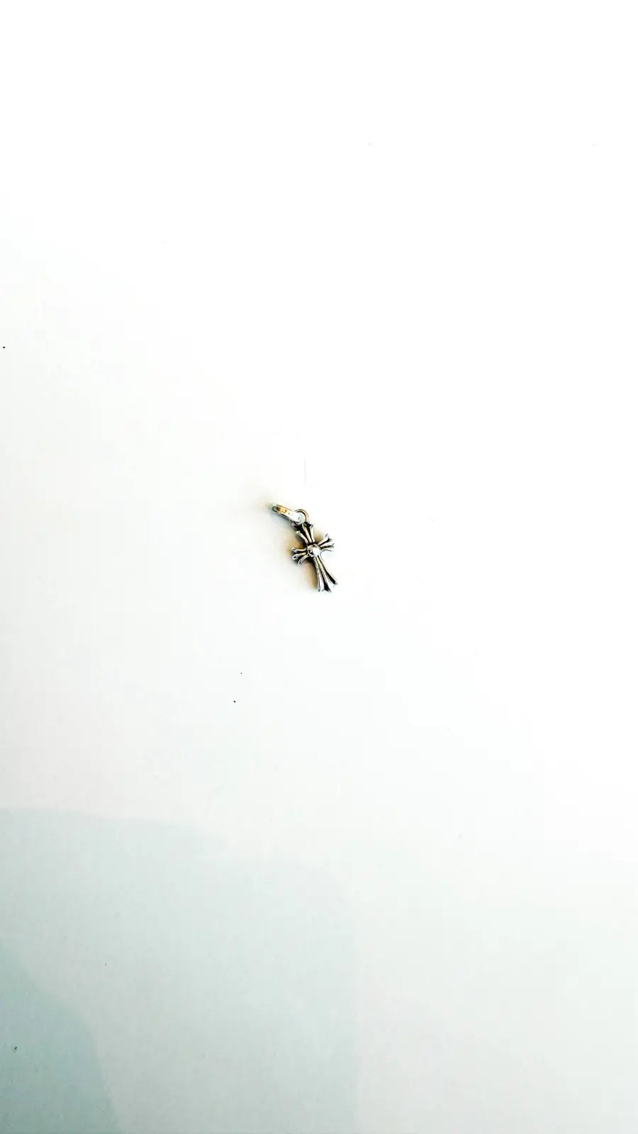 Chrome Hearts Baby Fat Pave Diamond Cross Pendant Chrome Hearts