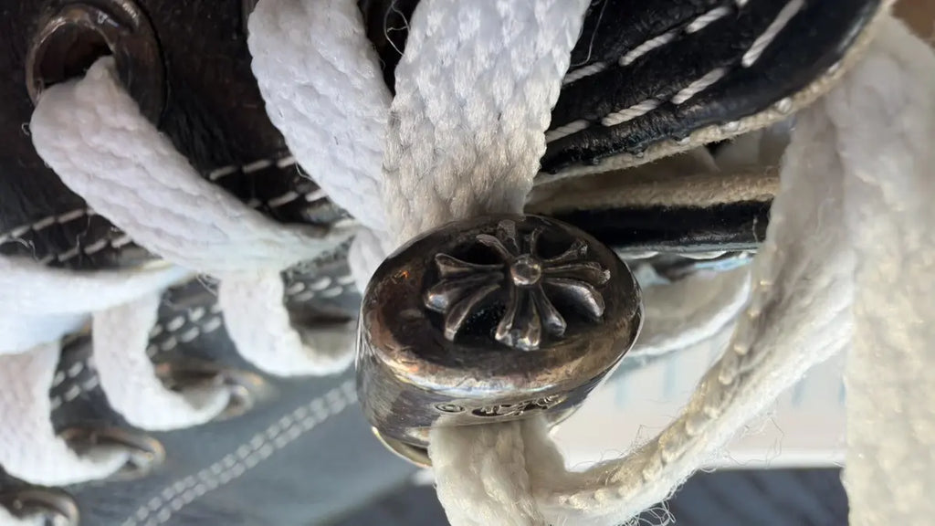 Chrome Hearts Leather Converse Low-Top Sneaker Size 10.5 Chrome Hearts