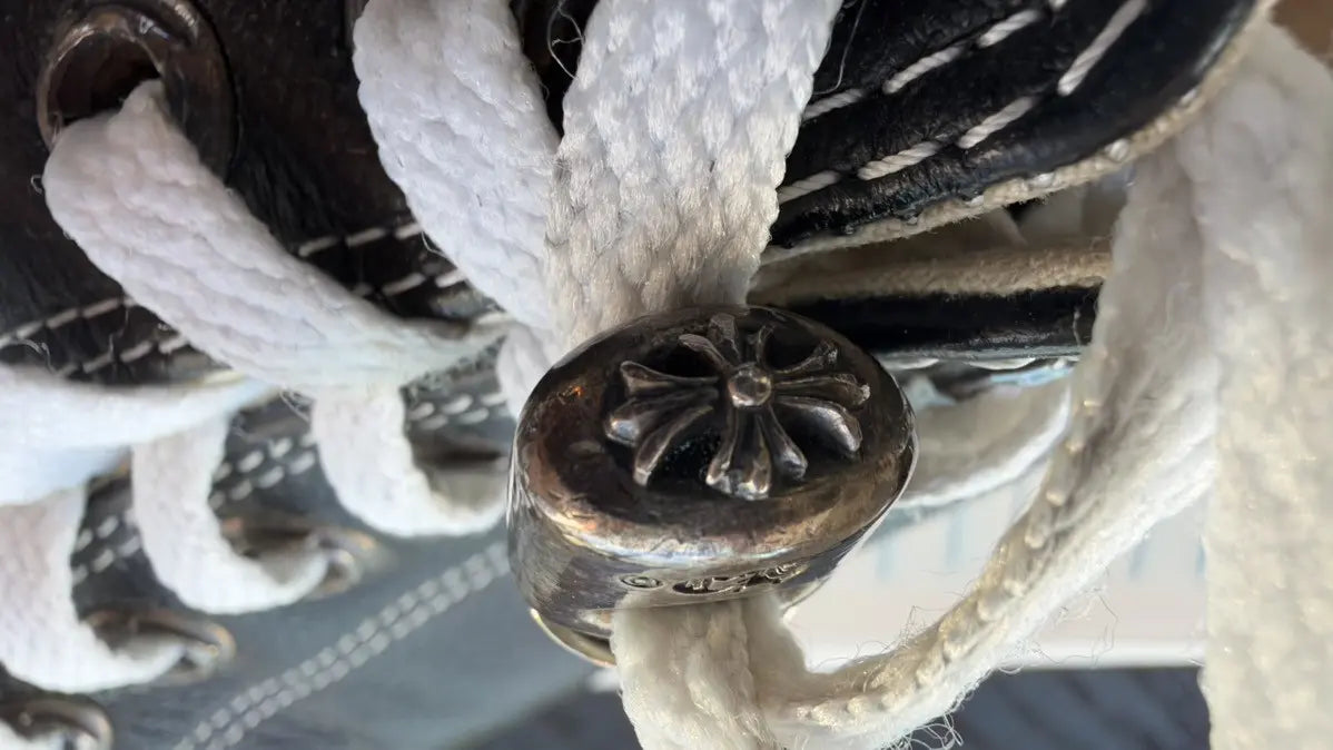 Chrome Hearts Leather Converse Low-Top Sneaker Size 10.5 Chrome Hearts
