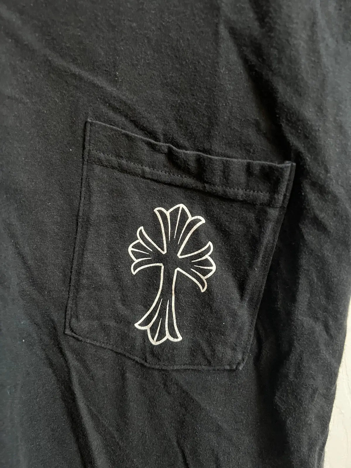 2010s Chrome Hearts Triple Cross Scroll Logo Tee