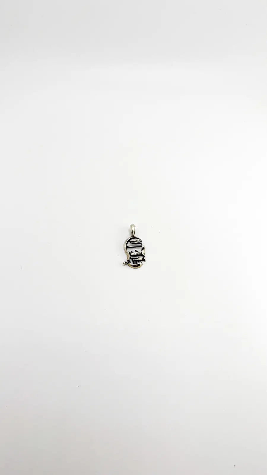 Chrome Hearts Sterling Silver Vertical Logo Pendant Chrome Hearts