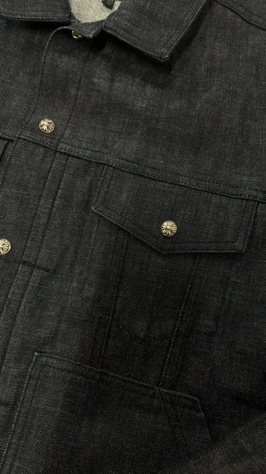 Chrome Hearts KS Selvedge Button up Denim Jacket