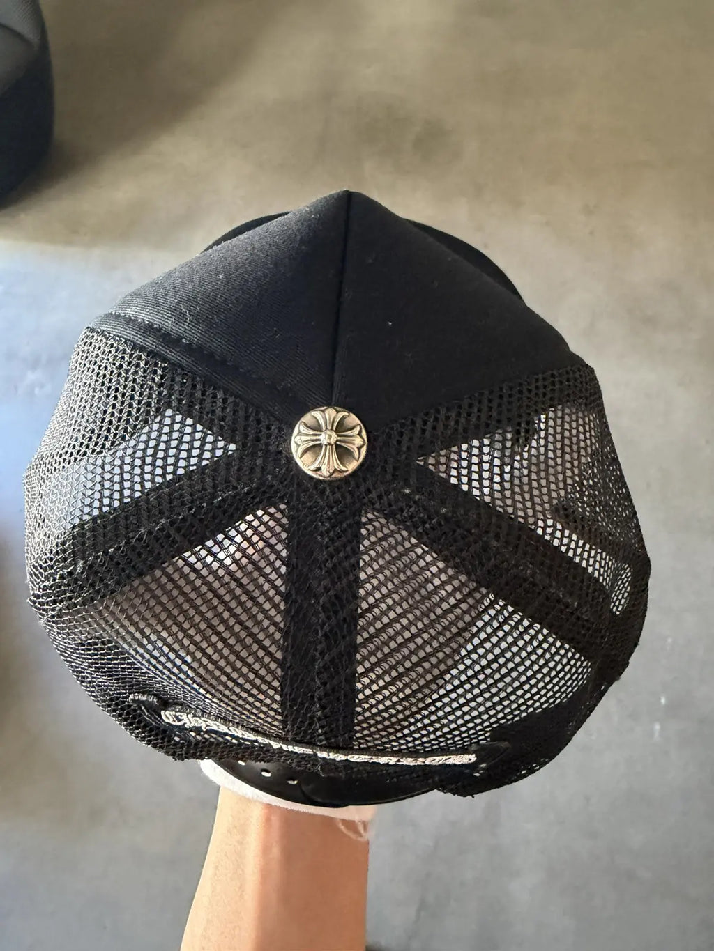 Chrome Hearts Triple Orange Patch Trucker Hat