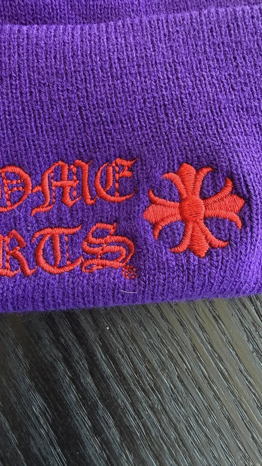 Chrome Hearts Logo-Embroidered Beanie Chrome Hearts