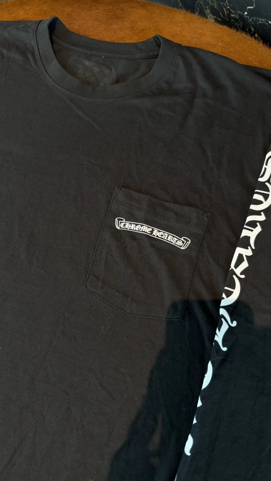 Chrome Hearts Scroll Logo Long-Sleeve T-Shirt Size XXL Chrome Hearts