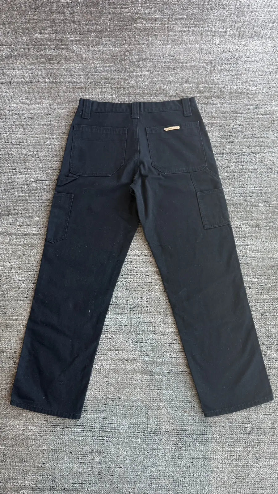 Chrome Hearts Double Knee Canvas Carpenter Pants Chrome Hearts