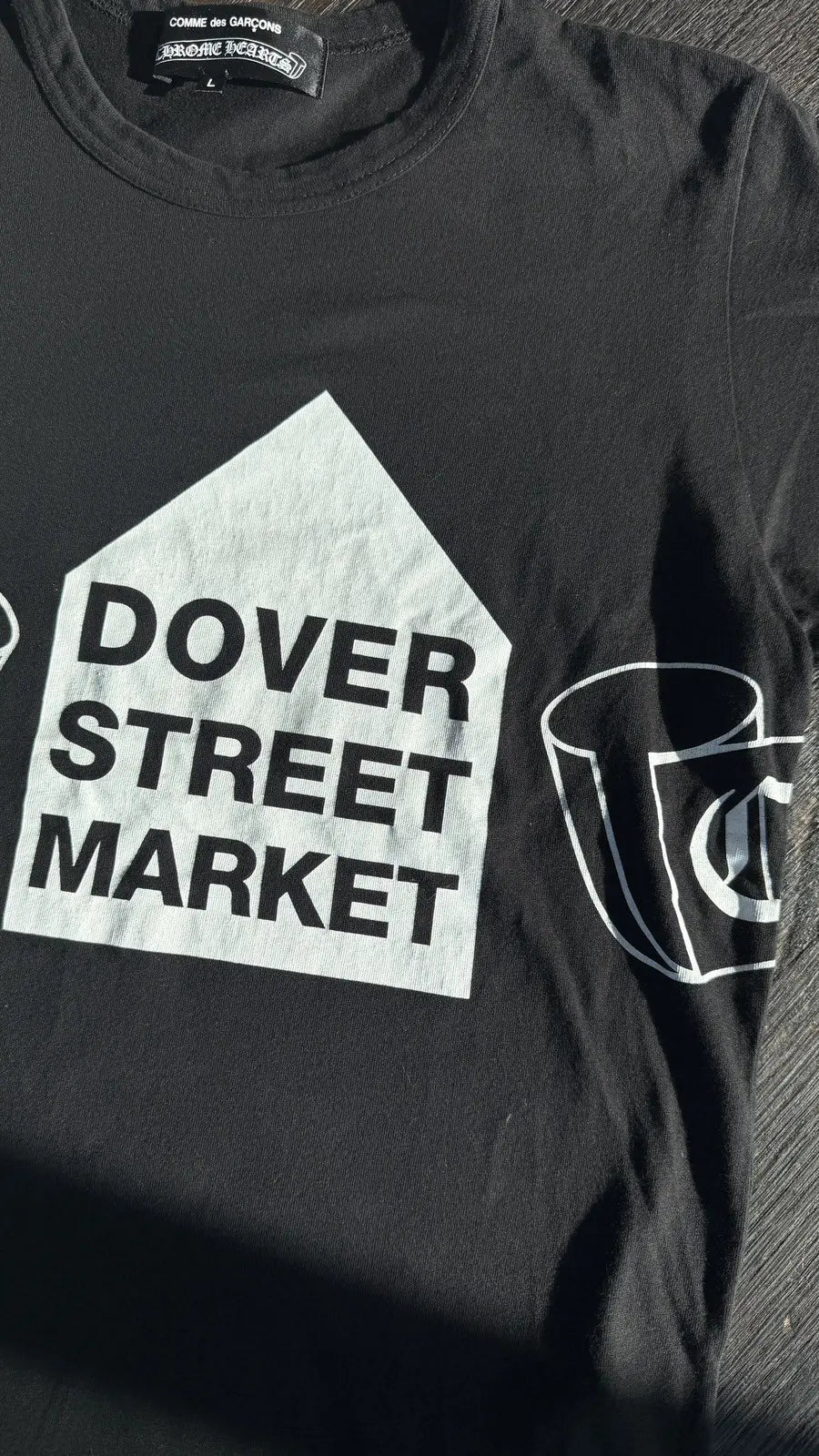 Chrome Hearts x Comme des Garçons x Dover Street T-shirt Chrome Hearts x Yungblud x Aerosmith