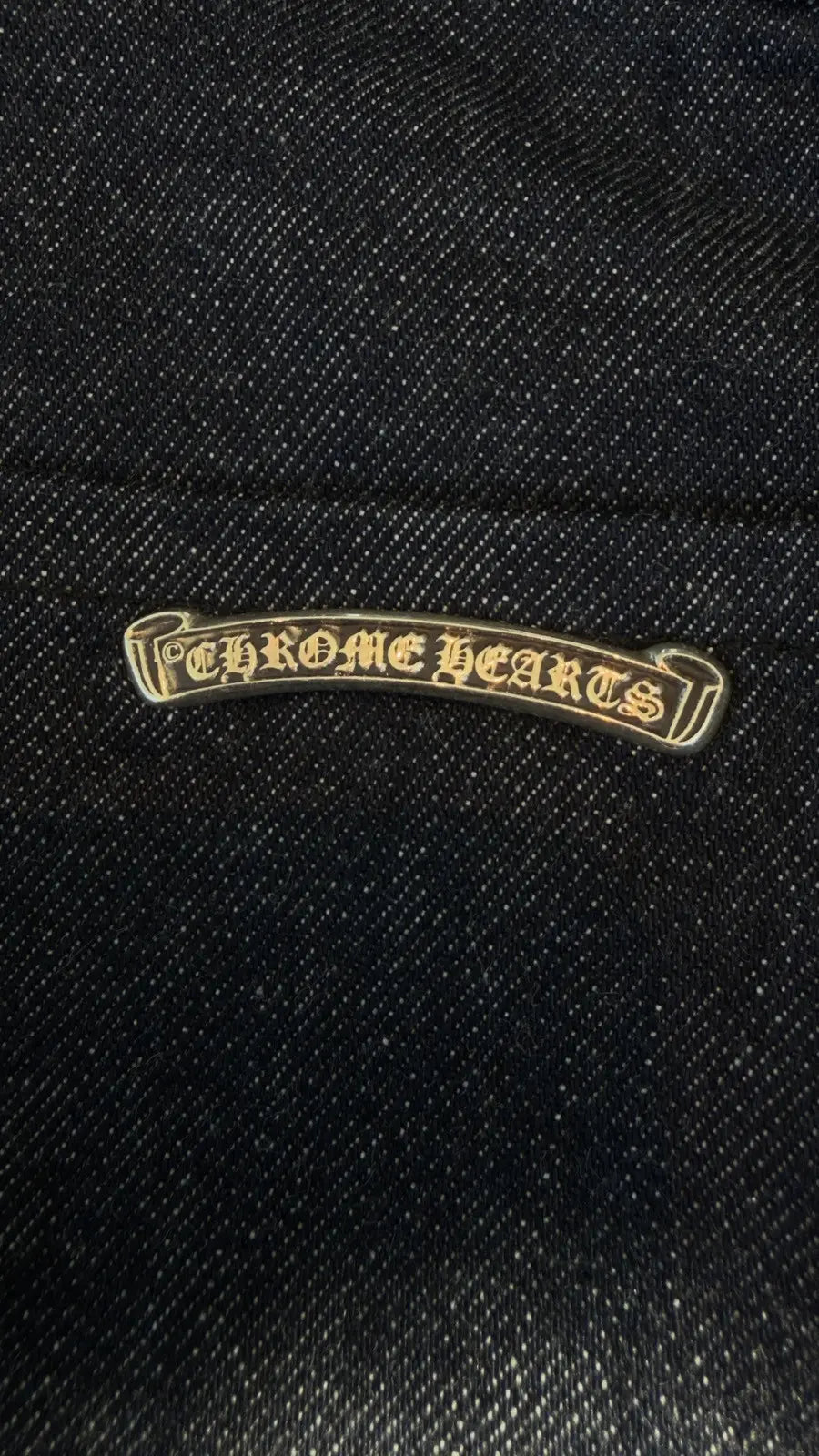 Chrome Hearts Denim Flared Pants Chrome Hearts