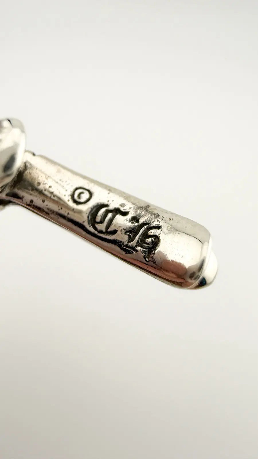 Chrome Hearts Diamond Tiny Fat Cross Pendant