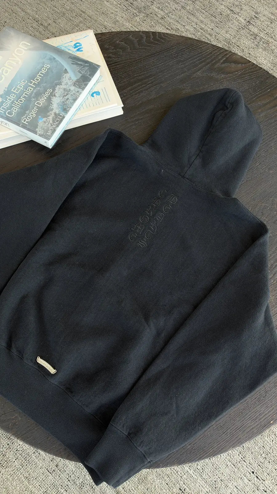 Chrome Hearts Embroidered Vine Dagger Zip-Up Hoodie Size L Chrome Hearts