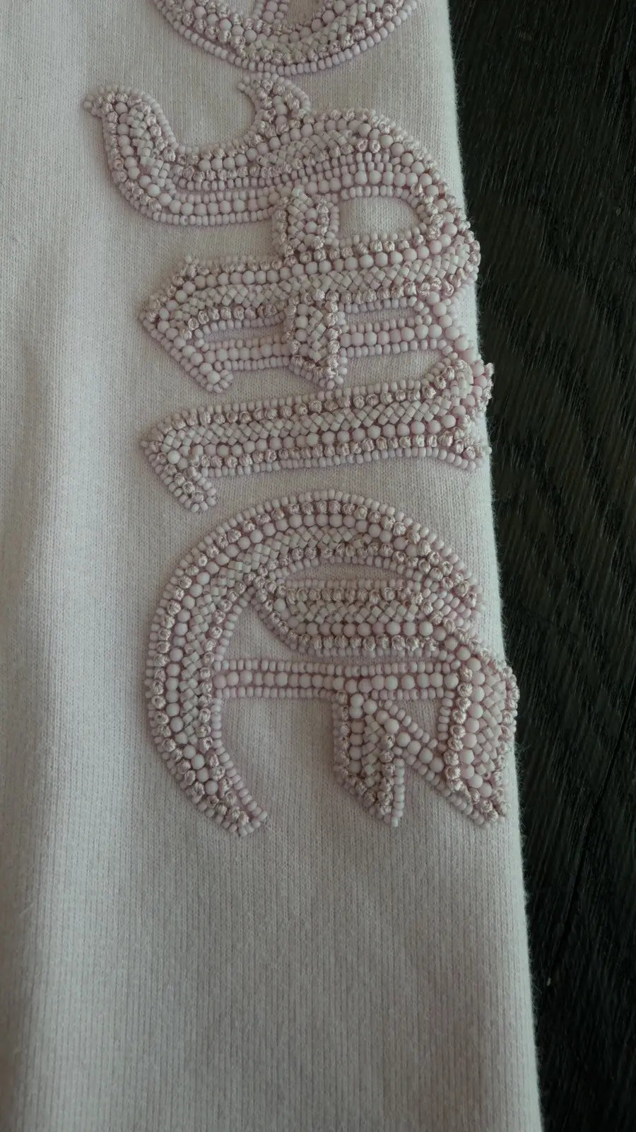 Chrome Hearts Pink Vine Dagger Beaded Hoodie Chrome Hearts