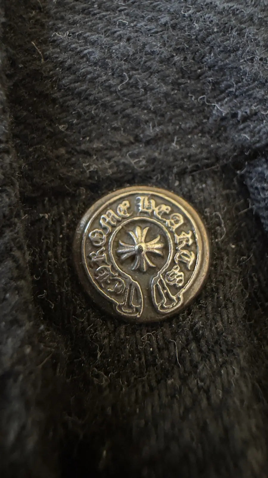 Chrome Hearts Green & Leopard Cross Patch Jeans
