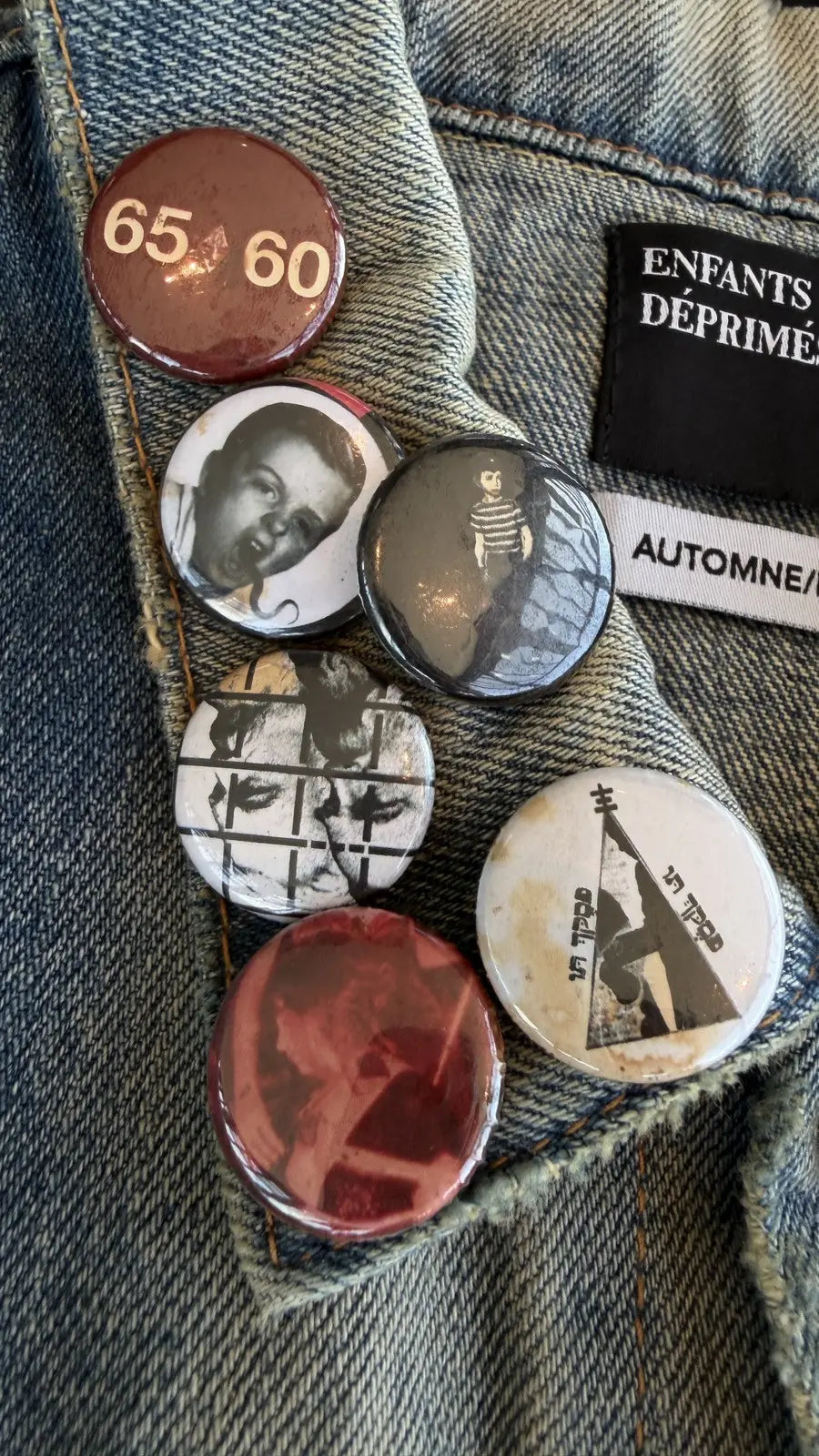 ENFANTS RICHES DÉPRIMÉS Pins Type-VII Denim Jacket Enfants Riches Déprimés